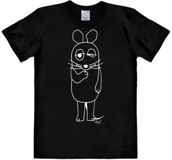 Logoshirt Die Sendung mit der Maus (The Show with the Mouse) Easy Fit T-Shirt Outline Size M