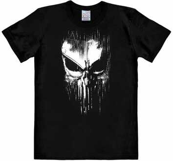 Logoshirt Marvel Easy Fit T-Shirt Punisher - Striped Skull Size XL