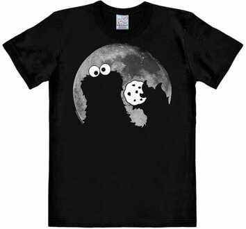 Logoshirt Sesame Street Easy Fit T-Shirt Cookie Monster - Moon Size L