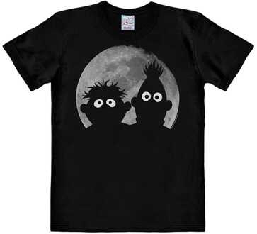 Logoshirt Sesame Street Easy Fit T-Shirt Ernie & Bert - Moon Size L