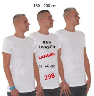 Logostar Extra lang t-shirt wit 2XL