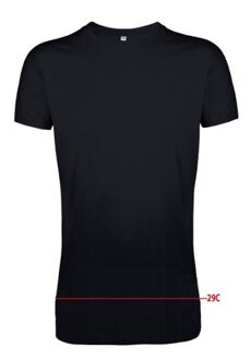 Logostar Extra lang t-shirt zwart 2XL