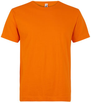 Logostar Grote maat t-shirts oranje 4XL oranje - Feestshirts Multikleur