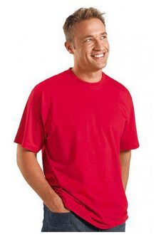 Logostar Rood grote maten t-shirt 4XL