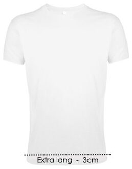 Logostar T-shirt xtra lang - Kleur: Wit, Maat: XS