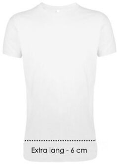 Logostar T-shirt XXtra lang - Kleur: Wit, Maat: XS