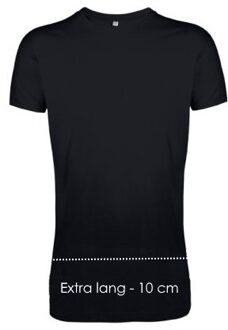 Logostar T-shirt XXXtra lang - Kleur: Zwart, Maat: XS