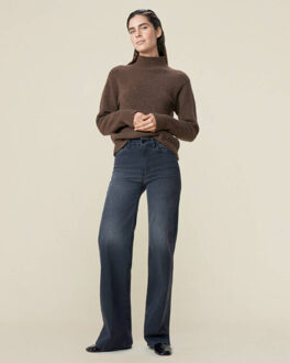 LOIS Jeans 2142-7562 palazzo Zwart - 30-34