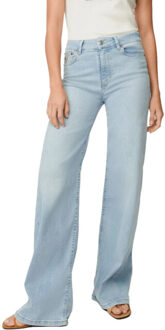 LOIS Palazzo bleach blue denim Blauw - 29-32