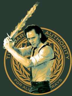 Loki Armed Men's T-Shirt - Green - M - Groen