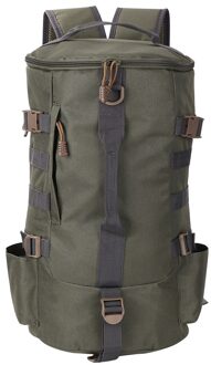 Lokken Aas Draagtassen Cilindrische Hengel Grote Vistuig Visgerei Rugzak Compressie Weerstand Outdoor Vissen groen