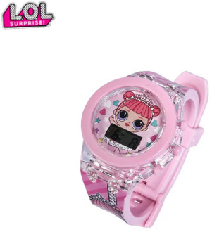 LOL Surprise Dolls, reloj de de silicona aleatorio, reloj Lol para figura de bonita, juguetes de dibujos animados girls watches