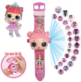 LOL surprise sorpresa juguetes 3D dibujos animados relojes figura Anime educativo juguetes de reloj kids watches cartoon watch