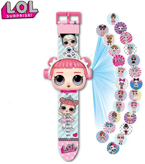 LOL surprise sorpresa juguetes 3D dibujos animados relojes figura Anime educativo juguetes de reloj kids watches