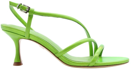 Lola Cruz Hoge hak sandalen, Bertha - Stijlvol en van hoge kwaliteit Lola Cruz , Green , Dames - 38 EU