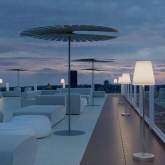 Lola Slim 120 vloerlamp antraciet antraciet, wit