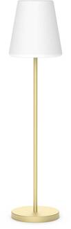 Lola Slim 180 vloerlamp messing messing, wit
