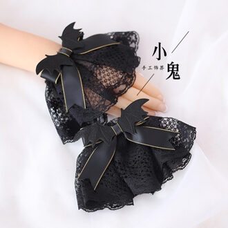 Lolita Halloween Kleine Dingen Heks Bolhoed Broche Side Clip Bat Wing Little Devil Een Paar Hairclips hand Manchet 4 hand- Cuff