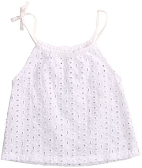 Lolita Stijl Kant Peuter Kids Baby Meisje Zomer Vest Top Shirt Blouse Casual Tank Top 24M
