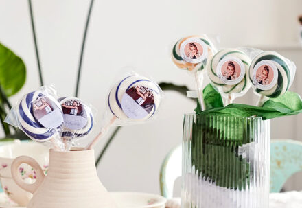 Lolly's blauw (set van 12)