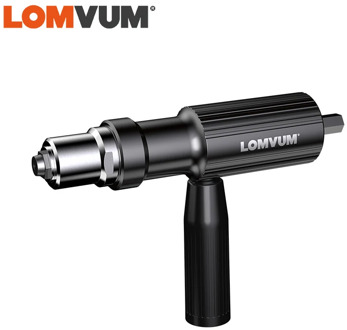 LOMVUM Electric Rivet Gun Riveting Adapter Insert Cordless Drill Aluminum Rivet Nut Riveter Insert Nail Power Tools Acessories
