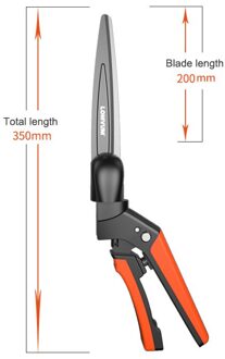 Lomvum Snoeischaar 360 ° Tuin Schaar Rand Scharen Draaibaar Roterende Blade Anti-Roest Gazon Trimmer Snoeien Gereedschap