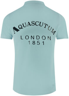 Londen 1851 Lichtblauwe Poloshirt - maat M