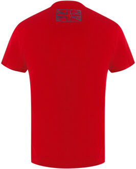 London 1851 Tape Logo Red T-Shirt - maat XL Rood