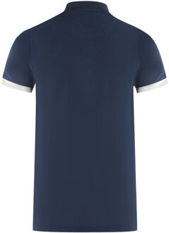 London Aldis Navy Blue Polo Shirt - maat S Blauw