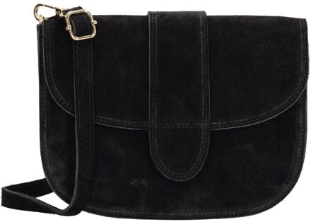 London Anna Shoulderbag black damestas Zwart - H 16 x B 21 x D 6 cm