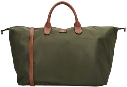 London Buckingham Travelbag olivegreen Weekendtas Groen - H 36 x B 65 x D 20