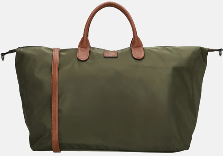 London Buckingham Travelbag olivegreen Weekendtas Groen - H 36 x B 65 x D 20