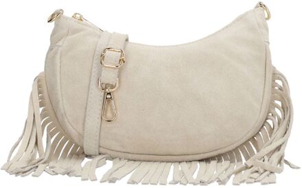 London Elisa Shoulderbag sand damestas Zand - H 12 x B 22,50 x D 2,50 cm