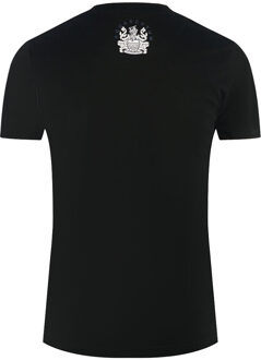 London Embroidered A Logo Black T-Shirt - maat Zwart