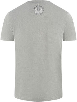 London Embroidered A Logo Grey T-Shirt Grijs
