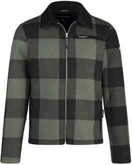 London Houthakkers Fleece Jas Lumberjack - Teddy Vest - Maat M - Groen