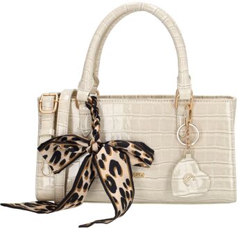 London Knightsbridge Handbag beige handtas dames - H 14 x B 26 x D 7,50 cm