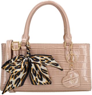 London Knightsbridge Handbag oldrose handtas dames Roze - H 14 x B 26 x D 7,50 cm