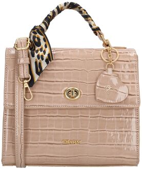 London Knightsbridge Handbag oldrose handtas dames Roze - H 20 x B 22,50 x D 10 cm