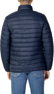 London Logo Navy Blue Active Jacket - maat S Blauw