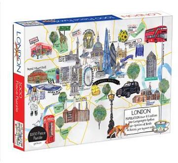 London Map 1000 Piece Puzzle