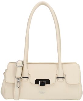 London Soho Shoulderbag crème damestas Beige - H 14 x B 30 x D 13 cm