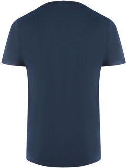 London Tonal Aldis Logo Navy Blue T-Shirt Blauw - M