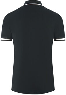 London Union Jack Black Polo Shirt Zwart - M