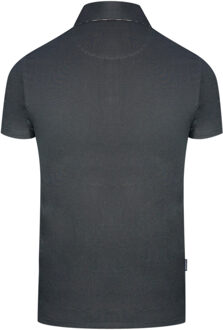 London vet logo zwart poloshirt - M