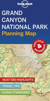 Lonely Planet Grand Canyon National Park Planning Map