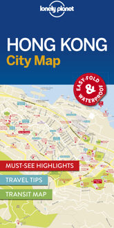 Lonely Planet LP Hong Kong City Map