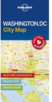 Lonely Planet LP Washington DC City Map