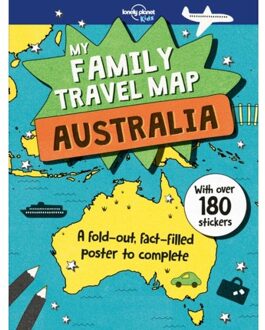 Lonely Planet My Family Travel Map - Australia