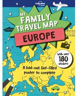 Lonely Planet My Family Travel Map - Europe